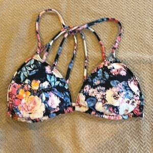 Abercrombie & Fitch Swim Women’s Small Floral Pull On Swim Top